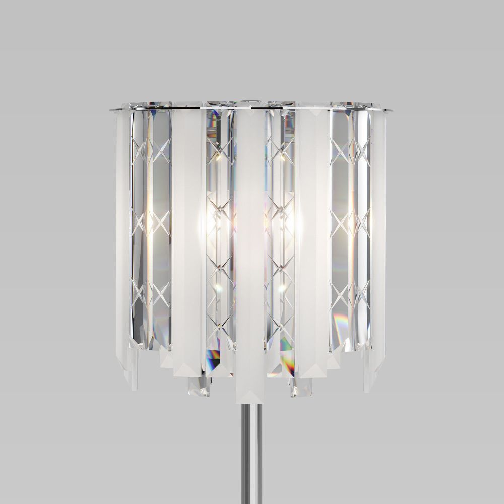 Настольна лампа 53 см, Eurosvet 4690389217982, хром