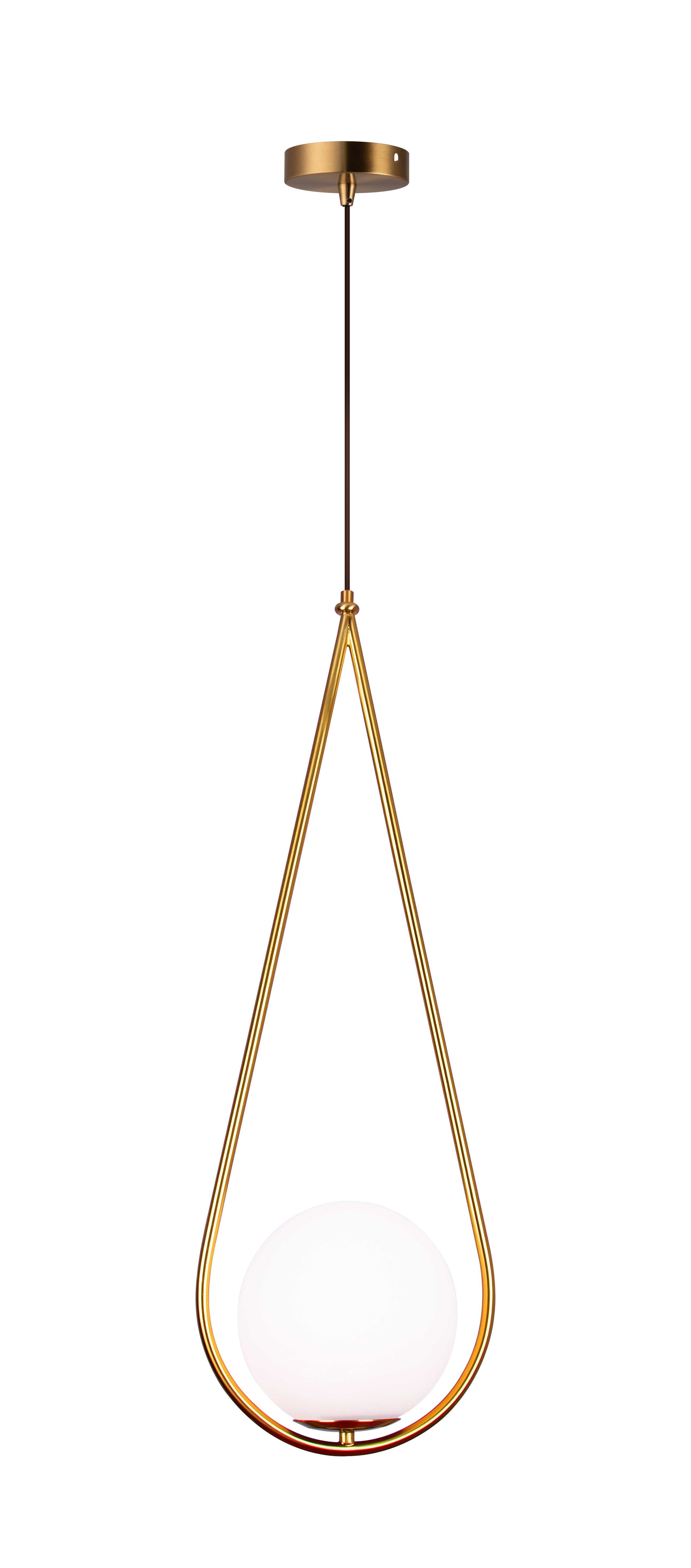 Светильник Ø200 x Н550(1200), мм, 1*40W, BRASS(Латунь) NewRgy BB013C-DW BRASS