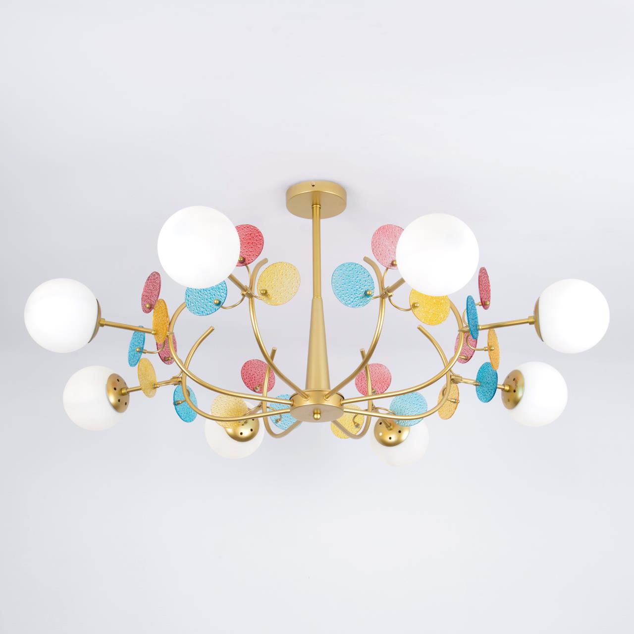 Светильник 110*110*50 см, Е 27 6x60W, Золото, Латунь MODEMODERN MD.1284.6