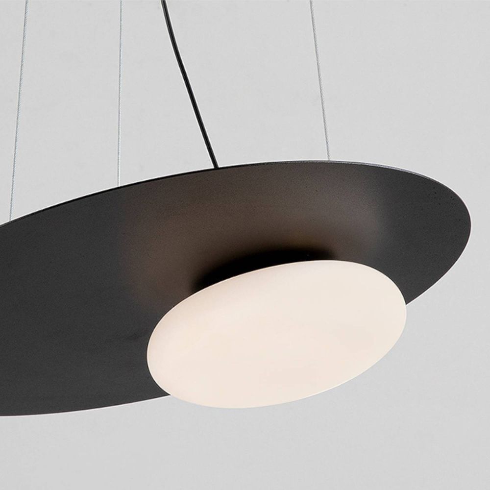 Светильник подвесной *12-180 см, 1*LED*6W, 3000K, Lightera Waddy LE140L-26B, Черный