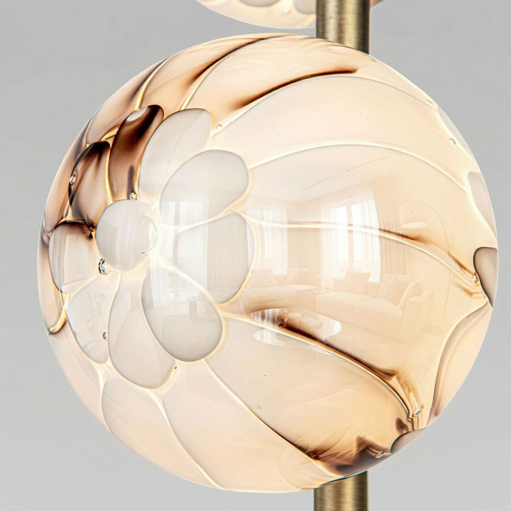  Торшер 165 см, Bogate's 1_101/5, латунь