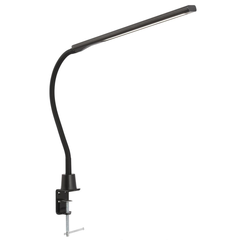 Черная лампа на струбцине 4*10/75 см, 7W 4000K Citilux CL803091N Рио