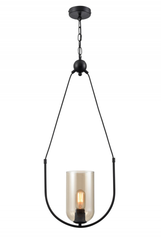 Подвесной светильник 12*30*160 см, 1*E27 черный Vele Luce Fiamma VL5812P01