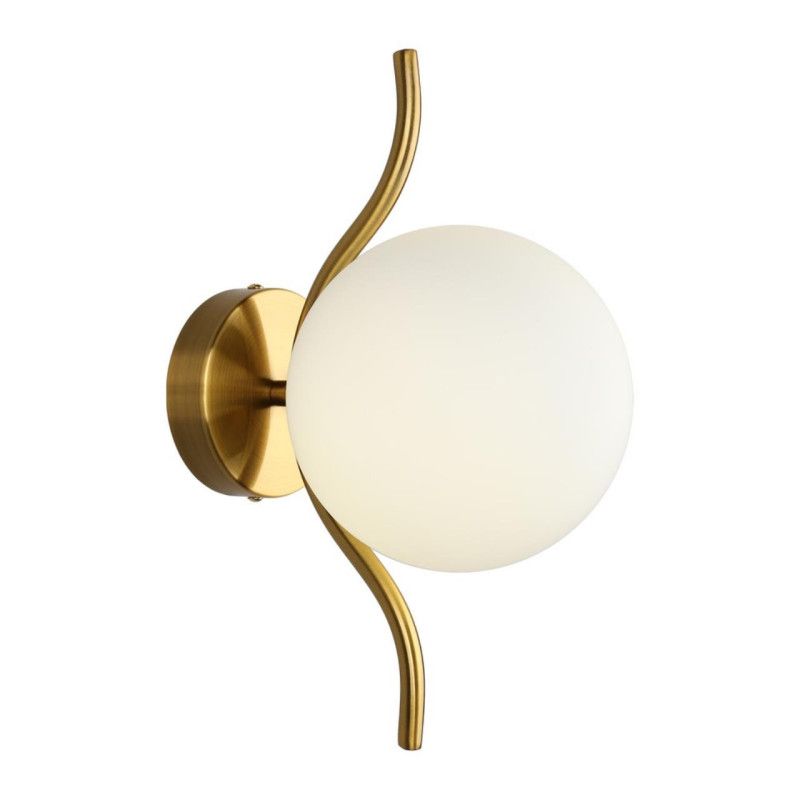 Бра 21*15*30 см, 1*G9, 5W, Aployt Jagna APL.312.11.01, латунный