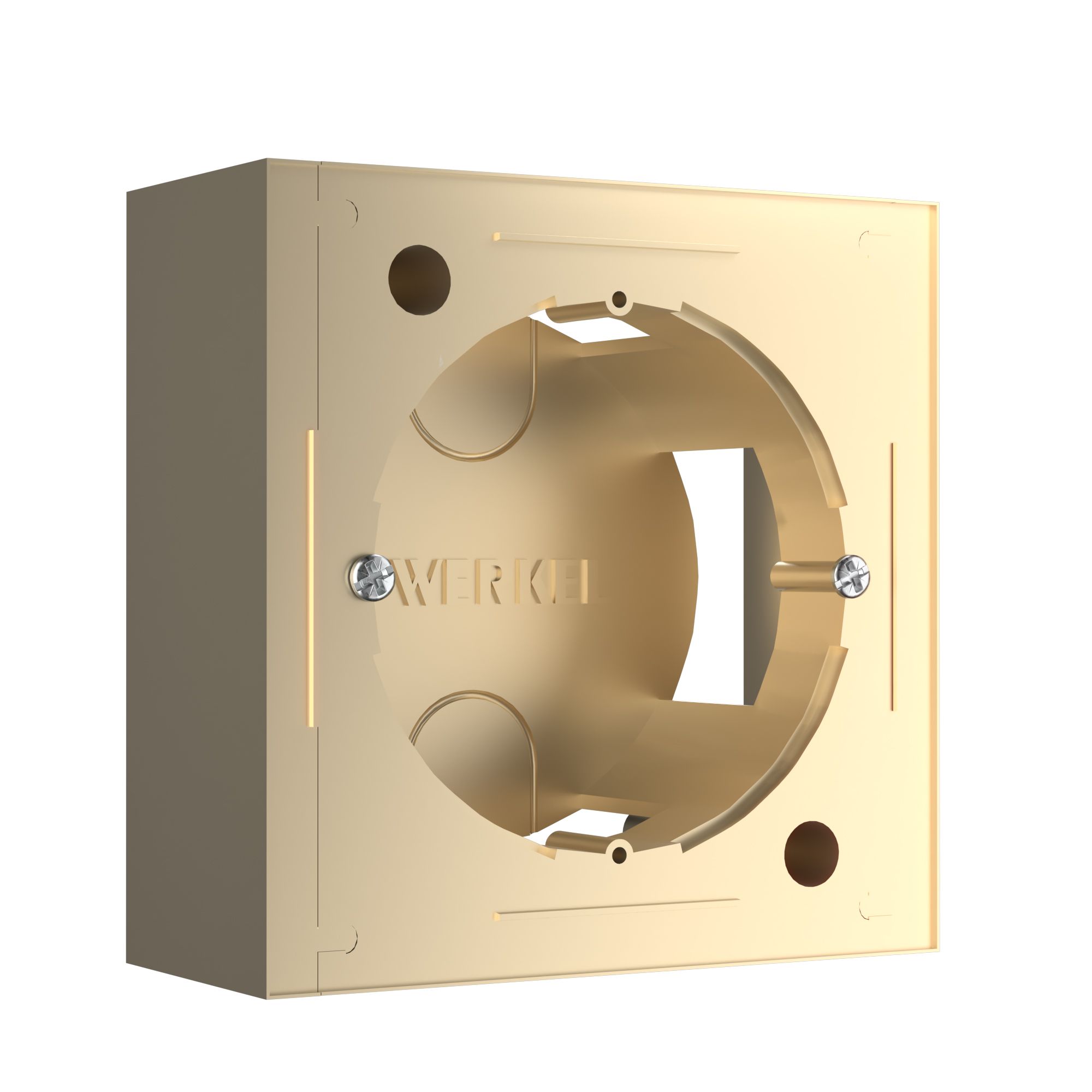 W8000011/ Коробка для накладного монтажа (шампань) Werkel 4690389170867