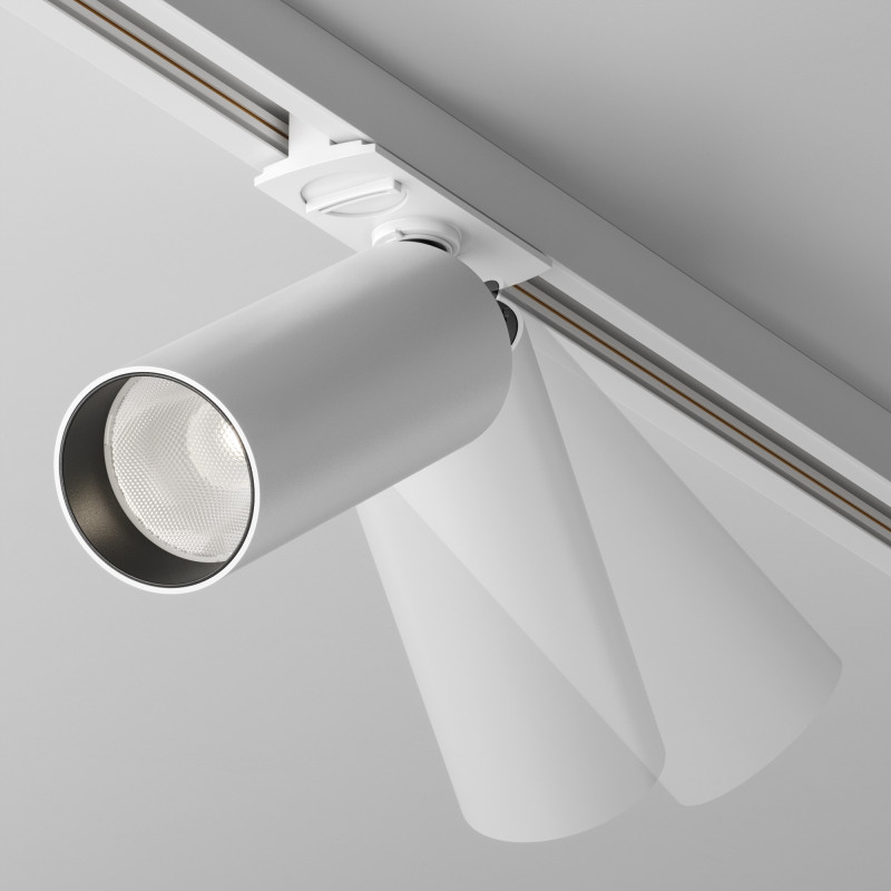 Светильник 16 см, 12W, 4000K, Maytoni Unity Focus LED TR021-1-12W4K-W-D-W, белый, 24°, Dim Triac