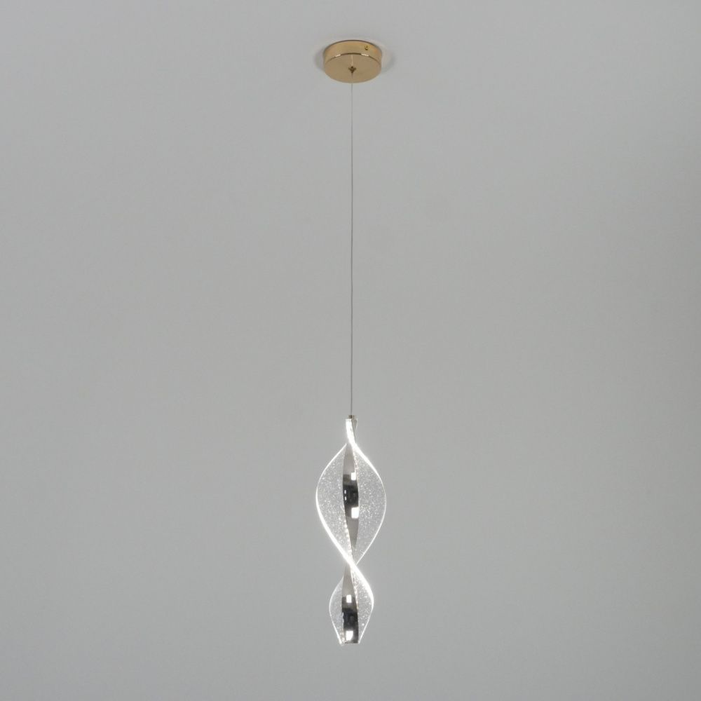 Светильник DZN-21730 ЗОЛОТО D120/H300+1500/1/LED/./4000K звёздное небо SPRAY2 25-03