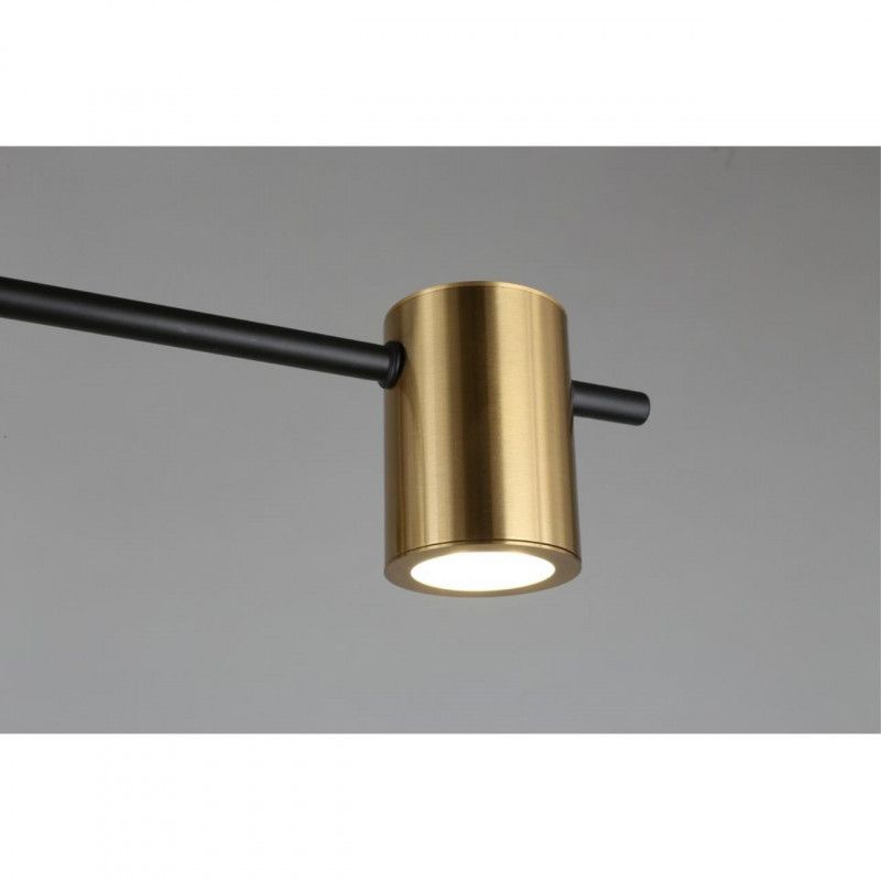 Люстра 80*12 см, GU10, 25W, Aployt Elwisia APL.633.07.08, бронзовый