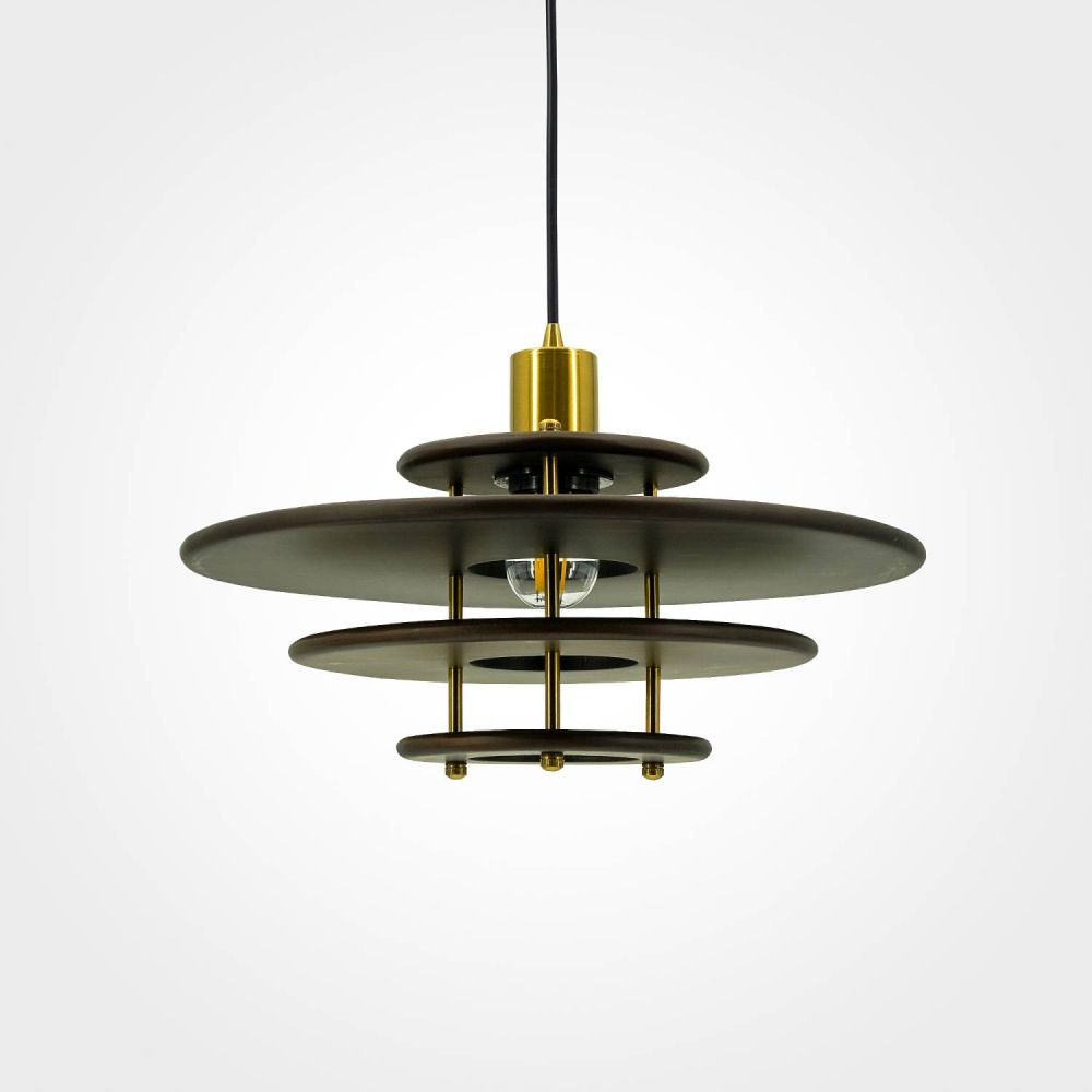 Светильник подвесной *25,5-200 см, 1*E27*7W, Lightera Simarron LE106L-35N, золотой