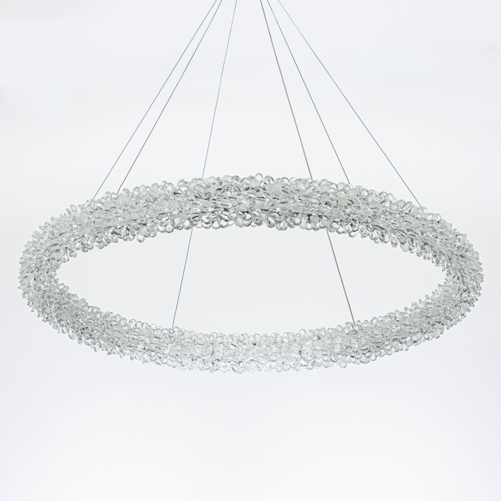 Подвесной светильник 80*40/148 см, LED 88W  3000-6000K MODESTYLE MS.5002.800 CR хром