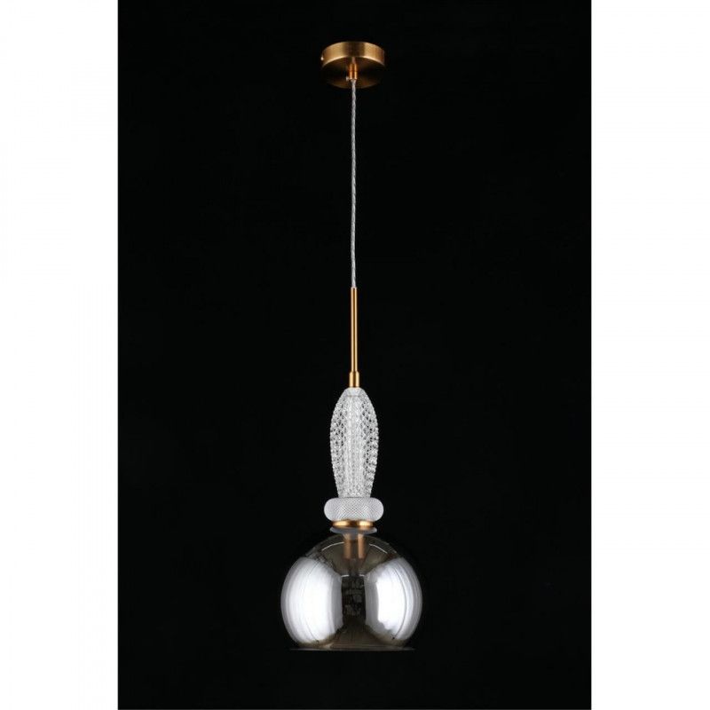 Подвесной светильник 20*55-150 см, 1*E14, 40W, Aployt Kristel APL.304.06.01, бронзовый