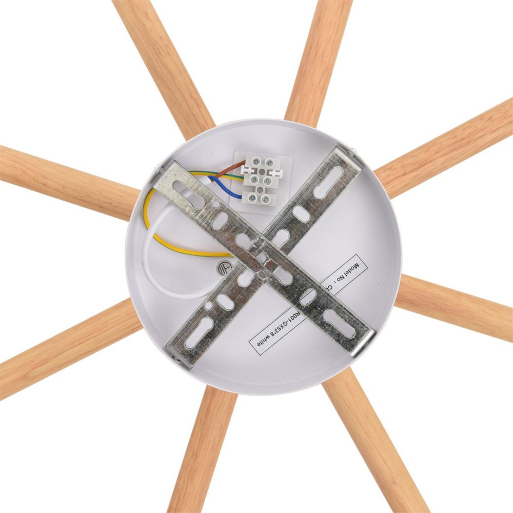 Люстра 72*15-15 см, 8*GX53 LED*7W, Lumion Vudi LUM8306/8C, белый; бежевый