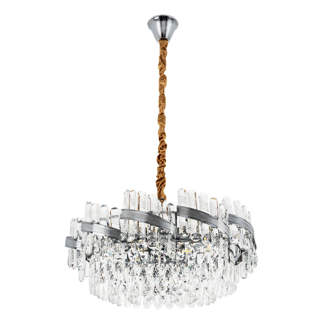 Подвесная люстра 60*60/100 см, 12*Е14 MODELUX ML.750.12 CR хром