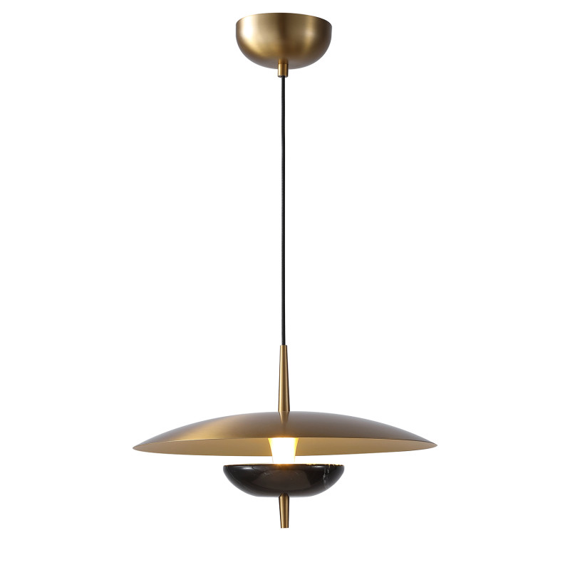 Подвесной светильник 40*170 см, LED, 20W, 4000К, Favourite MARMO 4246-1P латунный