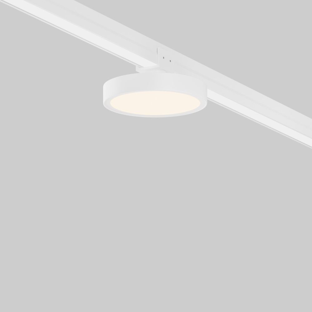 Уличный трековый светильник *12*-5,9 см, *LED*12W, 3000K, Maytoni Outdoor Zon IP O-TR01-1-F-12WW3K, Белый
