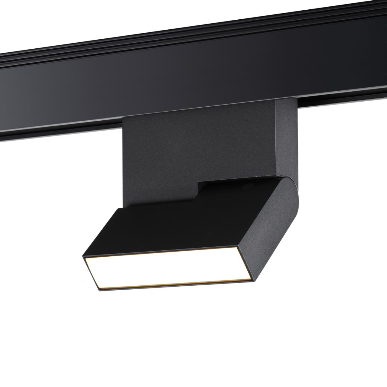 Трековый светодиодный светильник Novotech Kit 358534, 10W LED, 4000K, черный