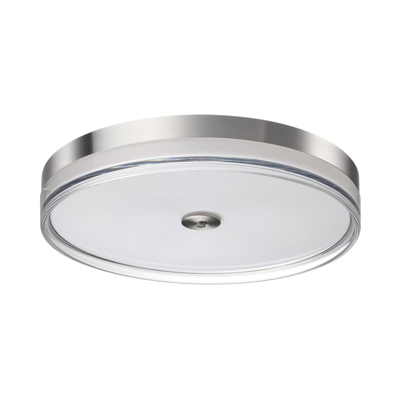 Настенно-потолочный светильник 50*8,2 см, LED 112W 4000K Sonex Eterna 7727/112L никель/прозрачный