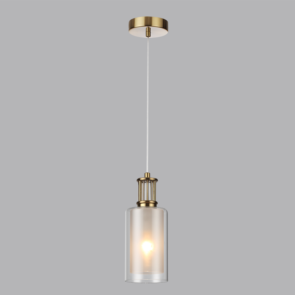 Светильник подвесной Odeon Light Saga 5088/1A бронза