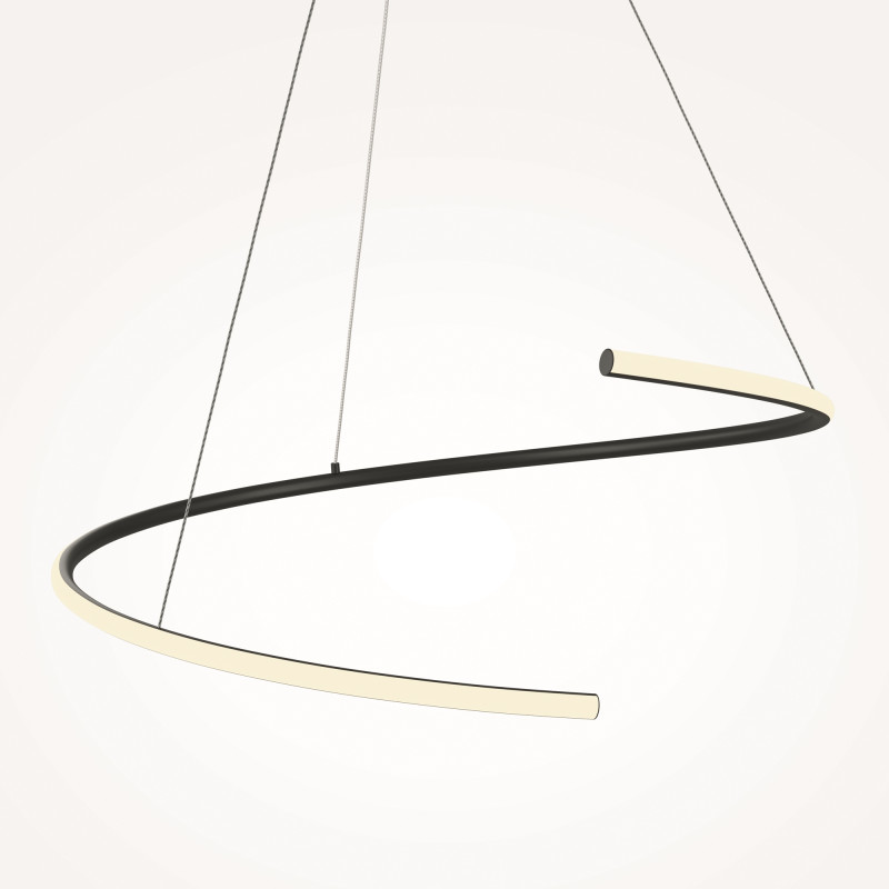Подвесной светильник 60*60*325,7 см, LED, 31W, 4000К, Maytoni CURVE MOD242PL-L33BK черный