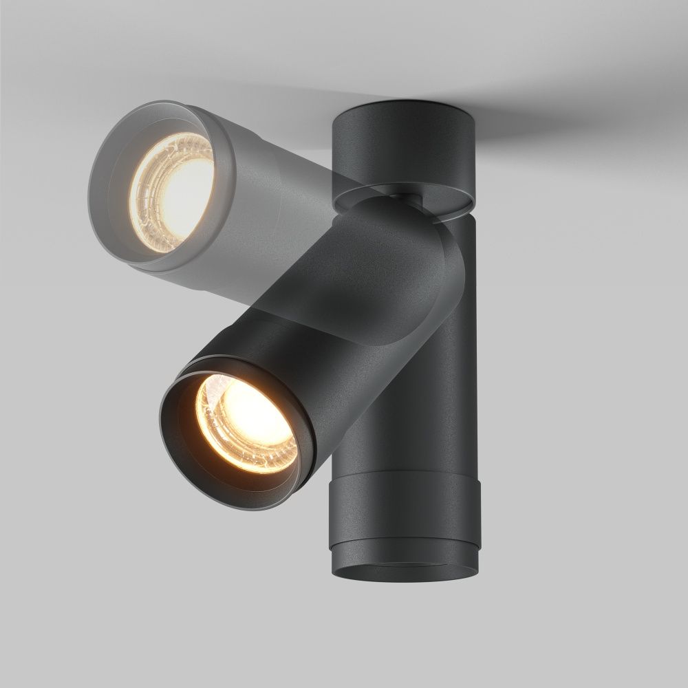 Светильник  C055CL-L12W2.7K-Z-B **-16,4 см, *LED*12W, K, Maytoni technical Focus Zoom C055CL-L12W2.7K-Z-B, Черный