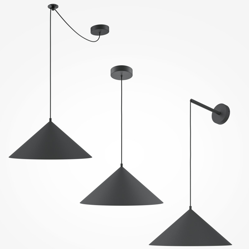 Светильник 35 см, Maytoni Basic colors MOD167PL-01B, черный