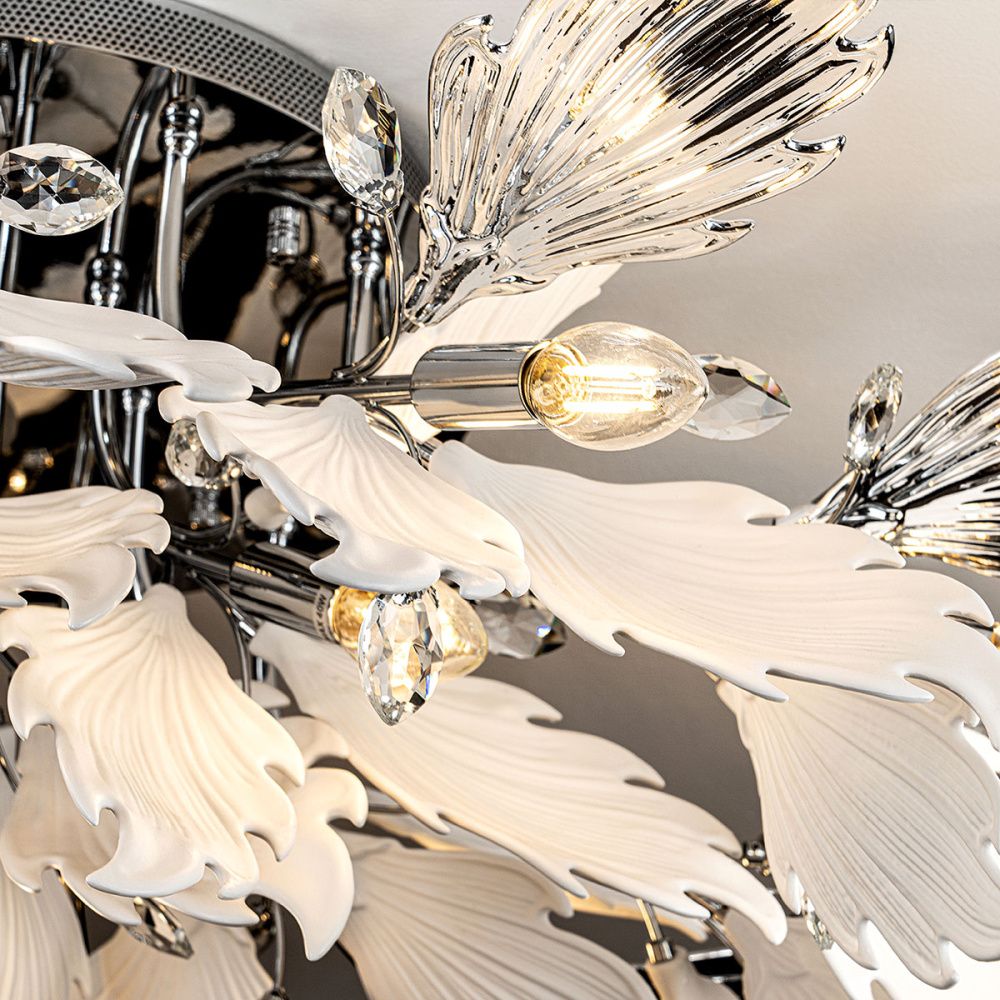 Люстра 100*40 см, 16*Е14*40W, Modelux  ML.6869.1000 CR, Хром