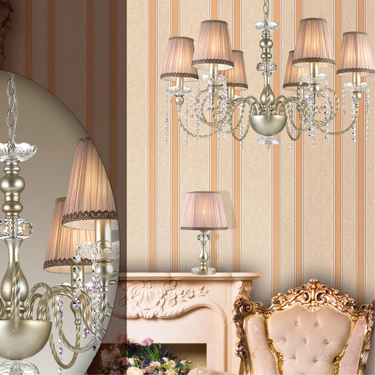 Настольная лампа Odeon Light AURELIA 3390/1T, матовое золото с серебряной патиной
