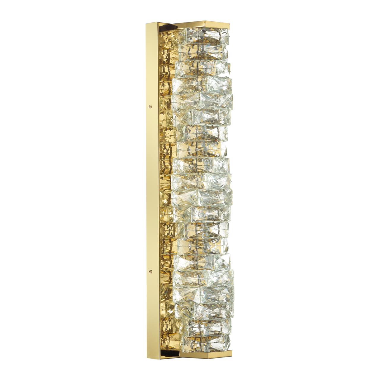 Светодиодный светильник 61 см, 15W, 4000K, Odeon Light Straza 4999/15WL, золото