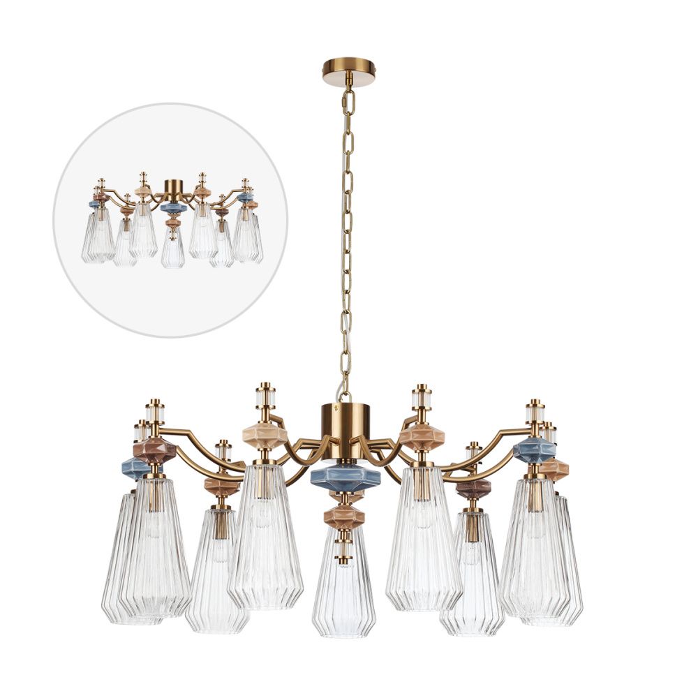 Светильник 88 см, Odeon Light 5414/9, бронза