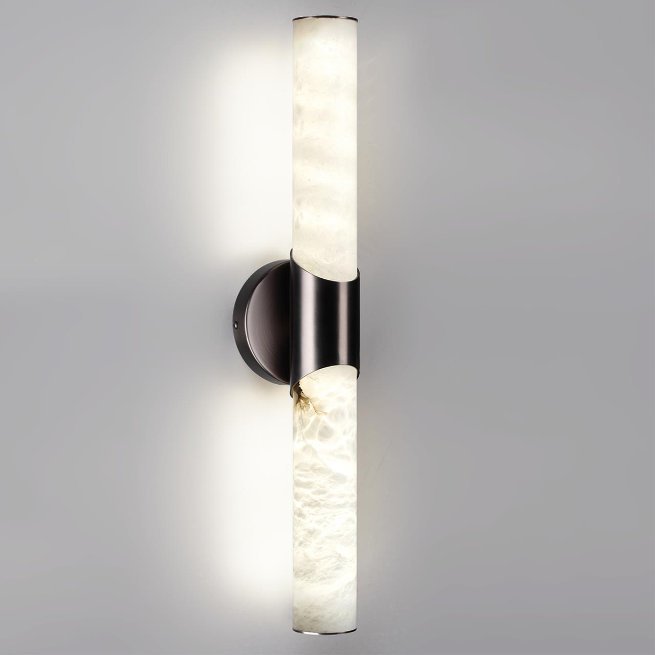 Бра 12*6*57,2 см, 1 LED*12W, 3000 К, Odeon Light Marbella, темная латунь 6673/12WL