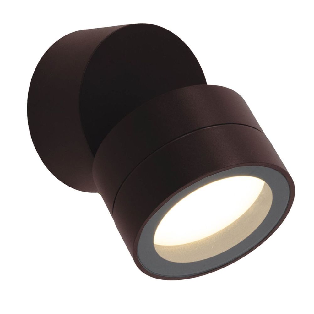 Уличный настенный светильник 9 см, Mantra Saler 9103, коричневый