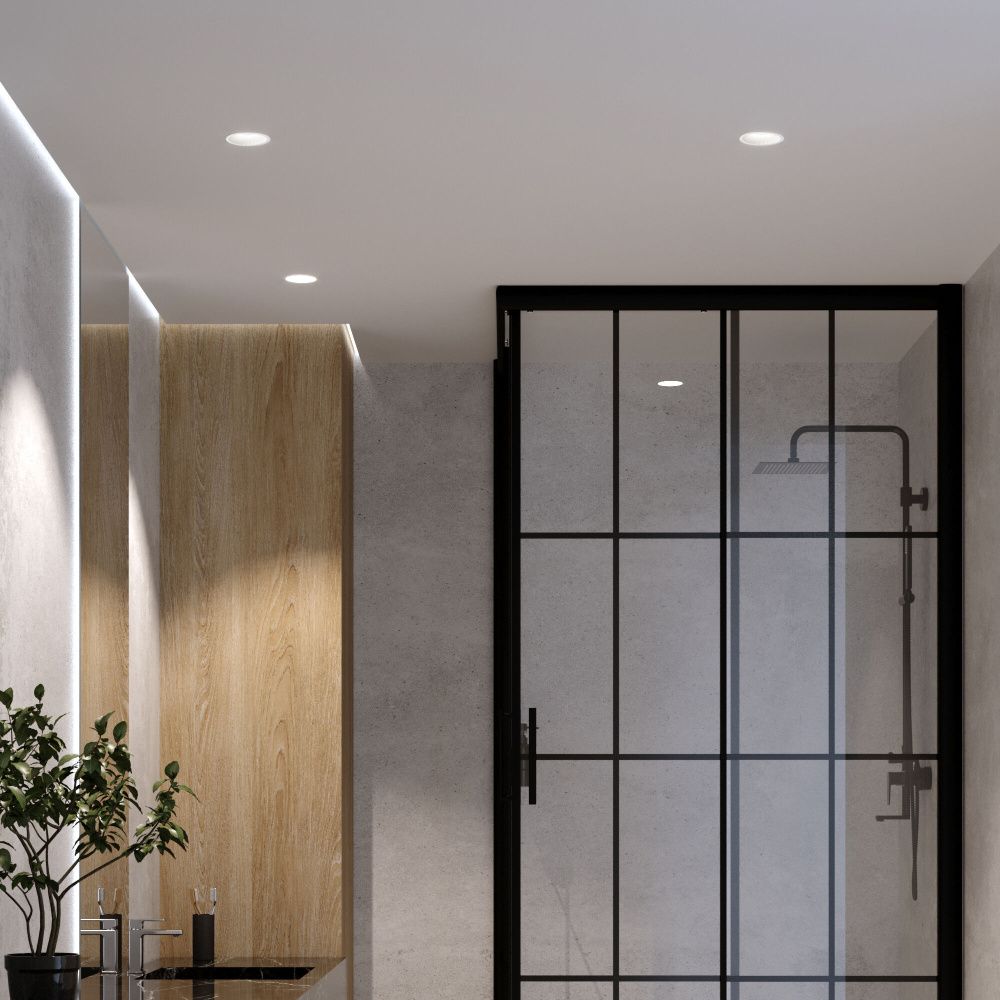 Светильник встраиваемый светодиодный 8,5 см, вр 7 см, 12W, 4000K, Elektrostandard Arco 15274/LED, белый