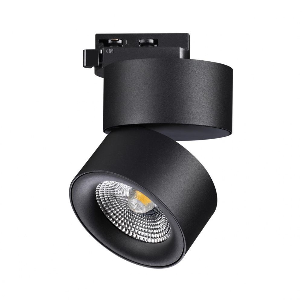 Светодиодный светильник 10 см, 25W, 4000K, Novotech Groda 358785, черный