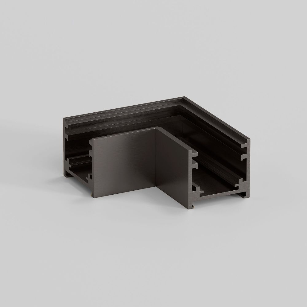 Titan Line Коннектор угловой для накладного шинопровода (титан) 85224/00, 5*5*см, Elektrostandard Line Magnetic 85224/00, титан