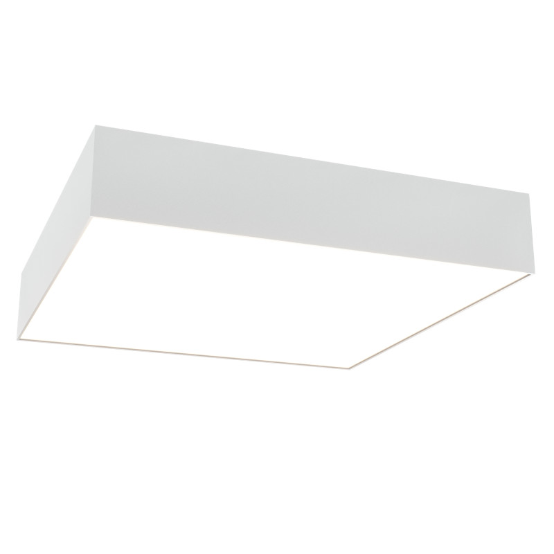 Накладной светильник 30*30*6 см, LED, 36W, 3000К, Maytoni Technical Zon C032CL-36W3K-SQ-W белый