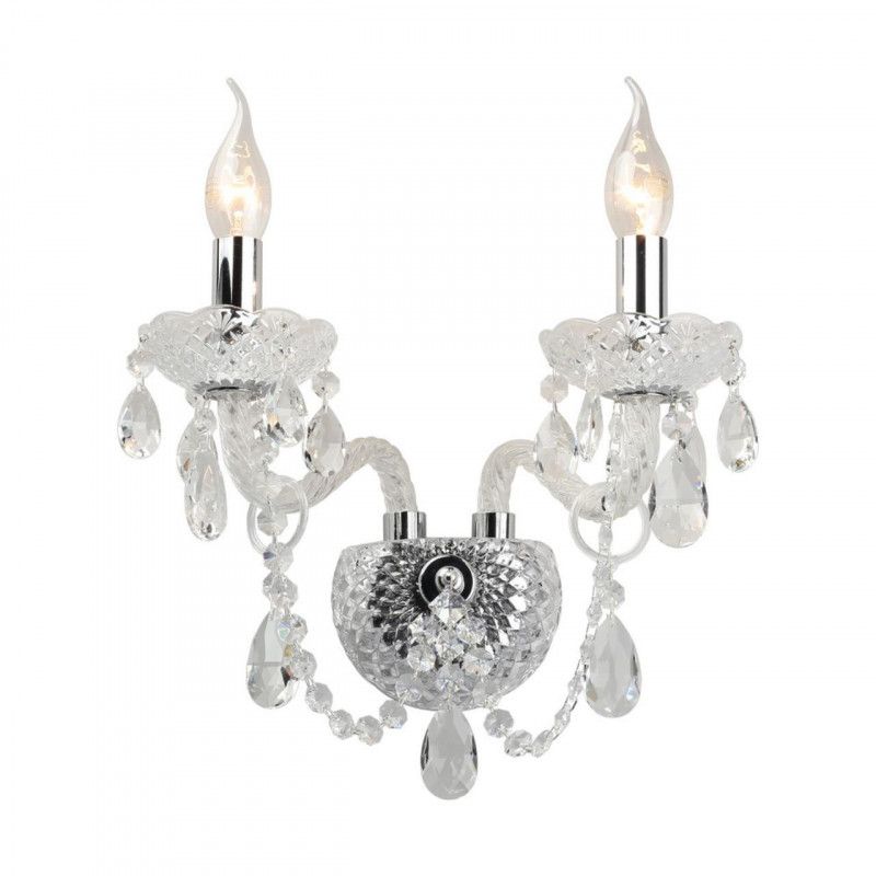 Бра 30*33 см, 1*E14, 40W, Aployt Koletta APL.755.01.02, хром