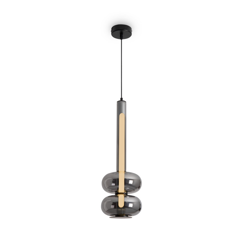 Подвесной светильник 17,5*17,5*258 см, LED, 8W, 3000К, Freya Swim FR6187PL-L9SM1 черный