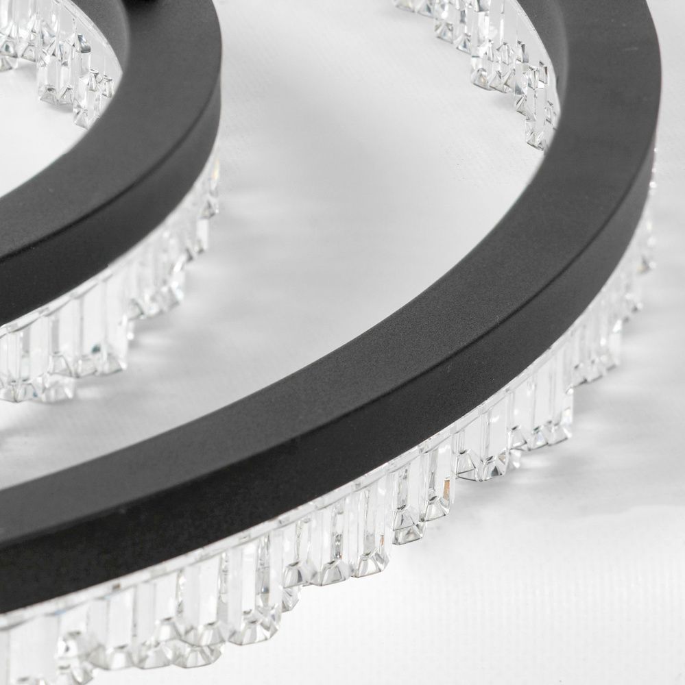 Люстра подвесная *60*45-150 см, 1*LED*50W, 4000K, Lussole Hardin LSP-7434, черный