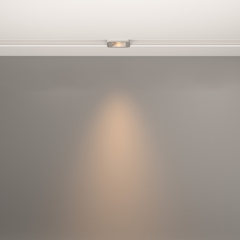 Светильник на шине 3,6*2,1*4,5 см, LED, 2W, 3000К, Maytoni Technical Points S TR100-2-2W3K-S-W белый