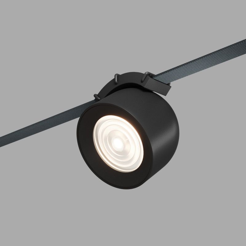 Светильник на шине *10*10,7- см, *LED*12W, 2700-6000K, Denkirs BELTY SPOT DK5640-BK, черный пластик