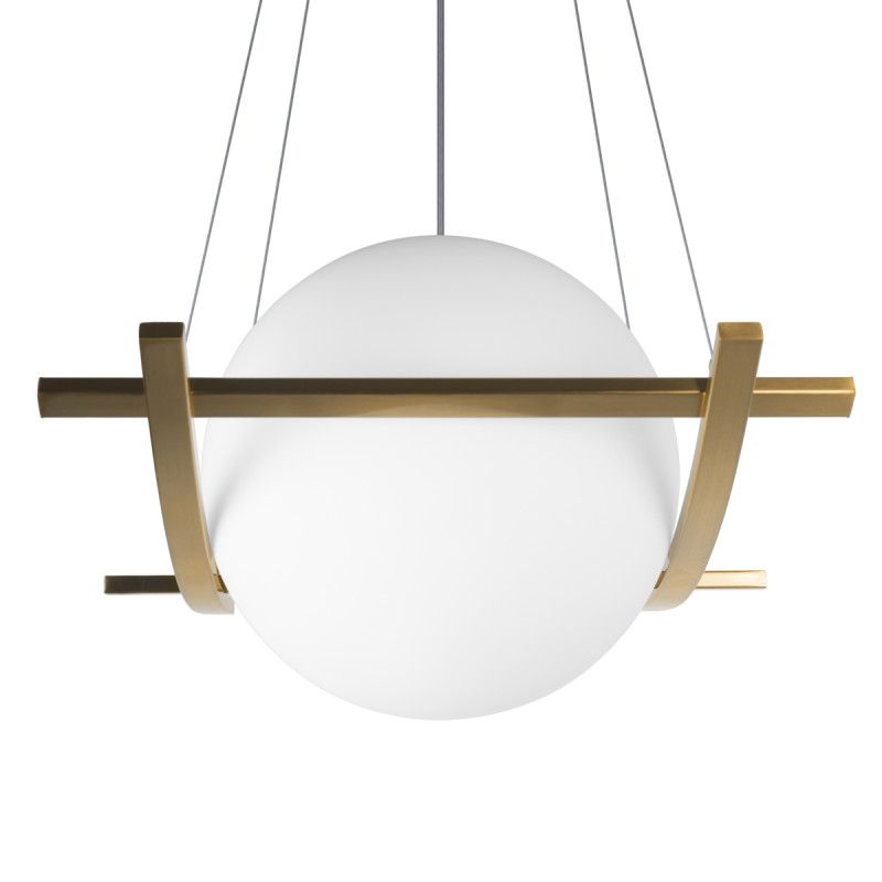 Подвесной светильник 38*38*-27,5 см, 1*E27*40W, LOFT IT Swing 10424/250, бронзовый