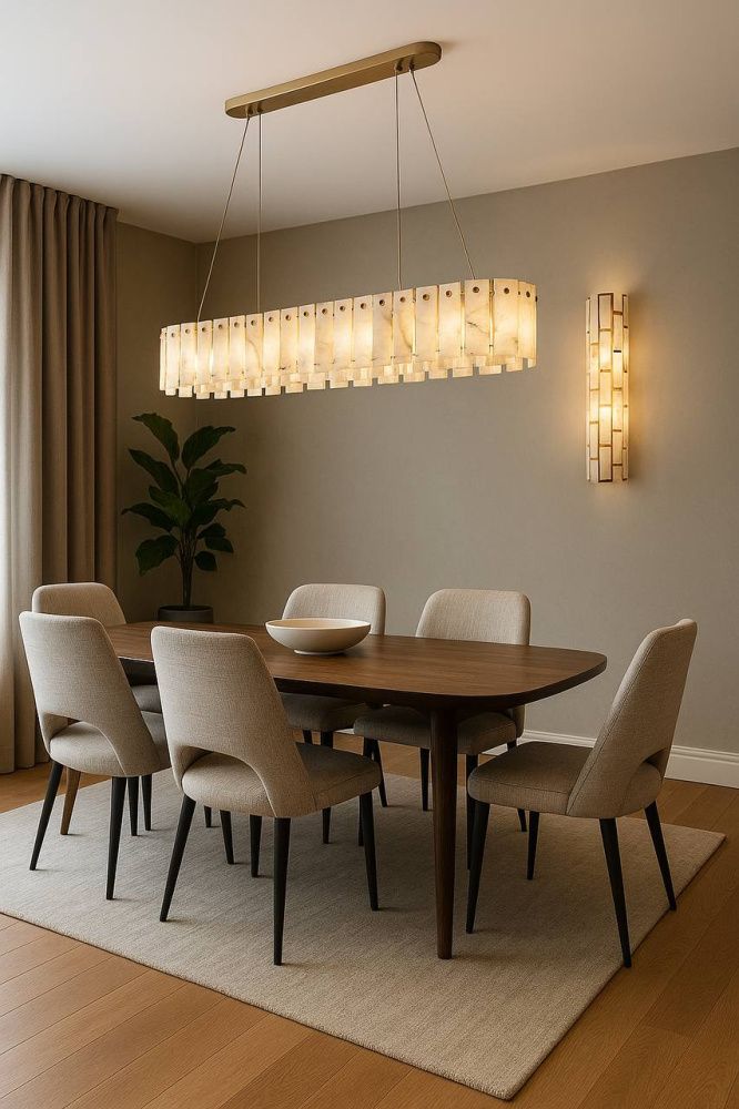 Люстра 120*35*-16 см, 18*G9*40W, Modelux  ML.6998.1200 BS, Латунь