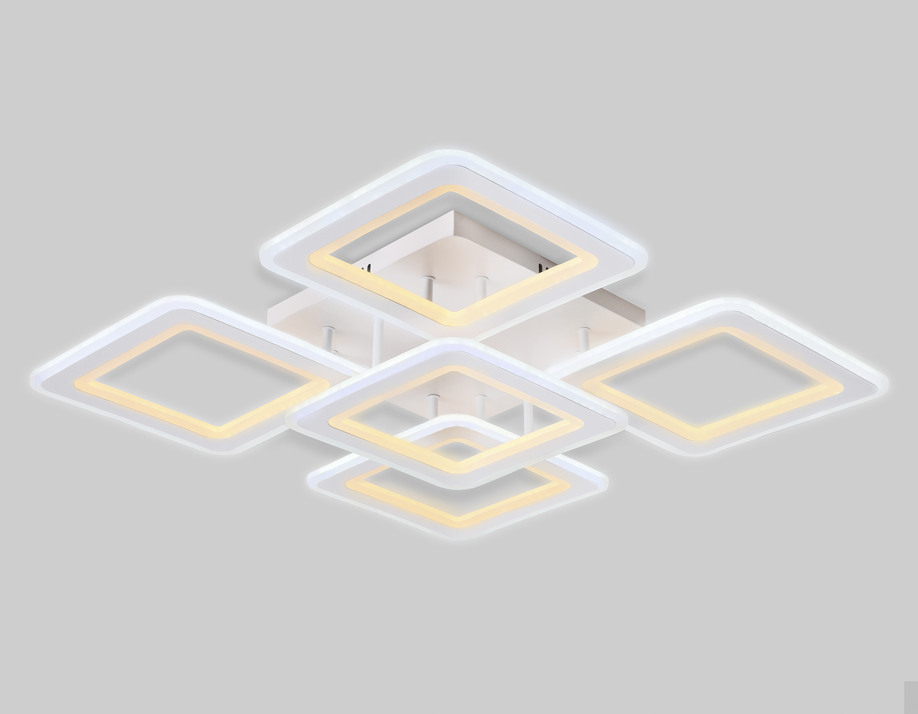 Светильник 82*82*12 см,  162W, 3000К, белый Ambrella Acrylica Original FA866