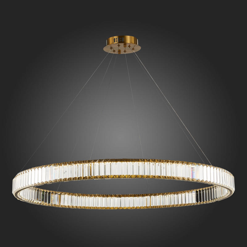Люстра подвесная 102 см, 68W 4000K ST LUCE TIVOLI SL1622.313.01 Латунь