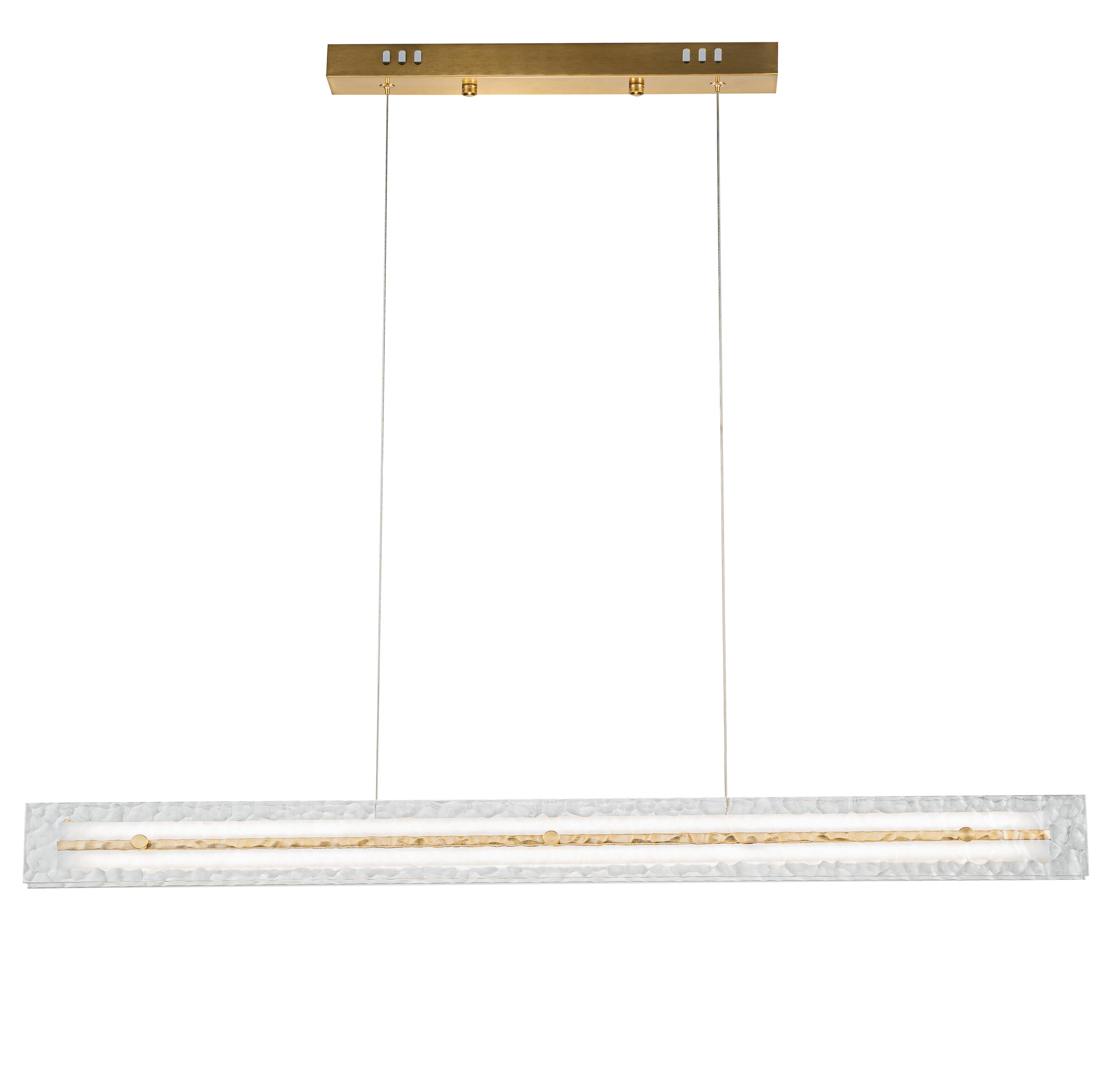 Люстра 1200*80-2000, LED, 30W 3000-6000K NewRgy LED 82083-L1200 COPPER GD, Золото