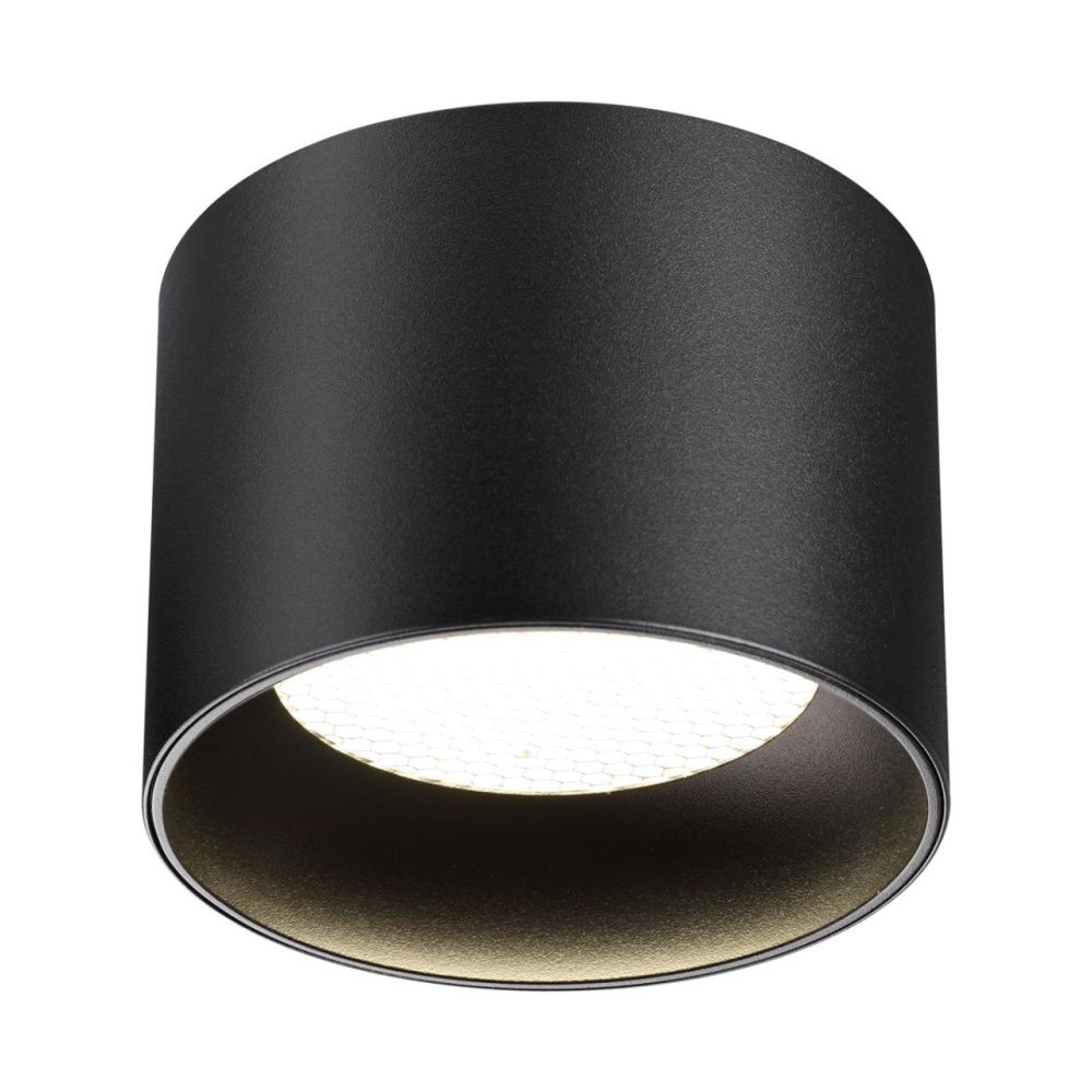 Светильник накладной 10*10*7- см, 1*GX53*12W, Novotech Gemini Over 371010, черный