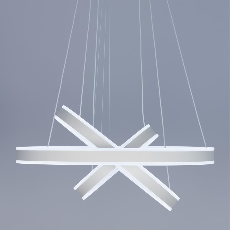 Люстра 60*120 см LED*145 W, 3000 / 5500 К Citilux Дуэт Белый CL719650