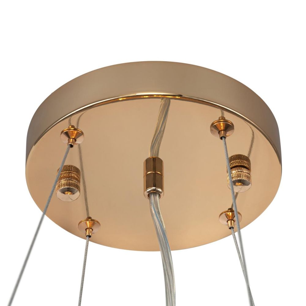 Подвесная люстра 65 см, Citilux Cloudy CL323262, золото