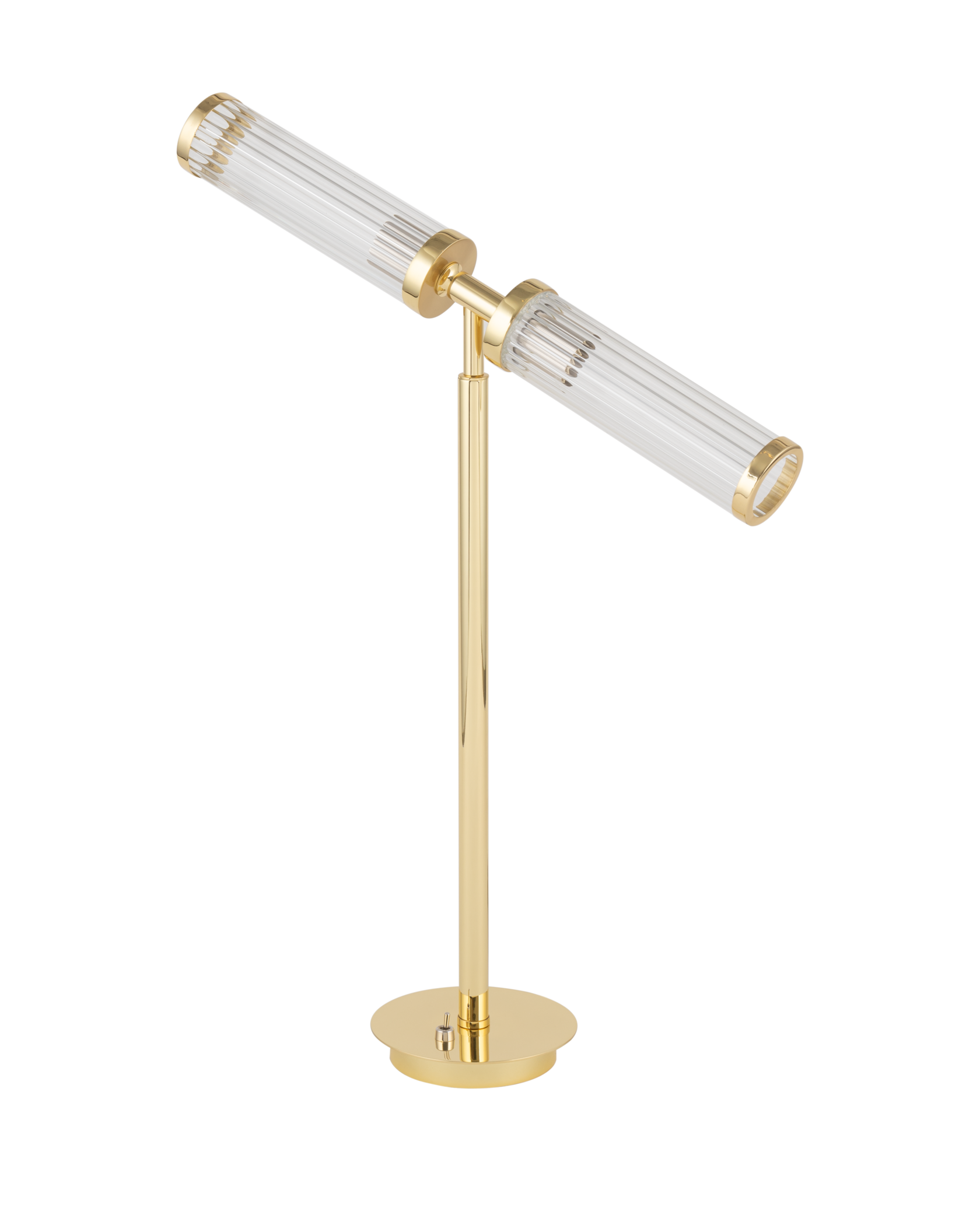 Настольная лампа 2*E14, 42*56,5 см, золото Kutek Saletto SAL-LG-2(Z)