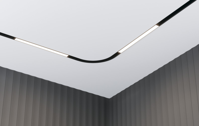 Светильник 30 см, 12W, 3000K-6000K Maytoni Technical BASIS Exility LED TR030-4-12W3K-WW-DS-B черный, 120°, Dim Exility